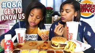 BURGER KING MUKBANG  SHOUTOUTS┃vous vouliez connaître maintenant vous savez [upl. by Kerrill]