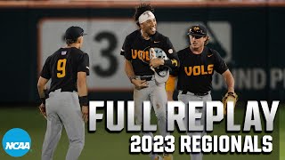 Tennessee vs Clemson 2023 NCAA baseball regionals  FULL REPLAY [upl. by Yebloc]