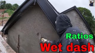 How I Wet Dash  Rough cast  Slapdash rendering demonstration [upl. by Anjanette]