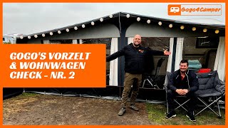 Zu Besuch bei Patrick Ausstattung inkl Internet im Wohnwagen  Gogo’s Vorzelt amp Wohnwagen Check [upl. by Nanreik]