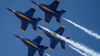 US Navy Blue Angels  MCAS Beaufort In 4K 2023 MCAS Beaufort Air Show FULL SHOW [upl. by Koa773]