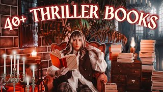 40 horror thriller book recommendations 📚🍂🦇 [upl. by Akaya470]