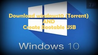 Download windows10 Torrent AND create bootable usb  উইন্ডোজ ১০ ডাউনলোডইউএসবি বুটেবল এবং ইন্সটল [upl. by Ahon486]