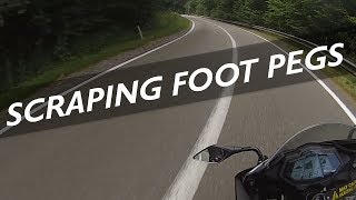 125CC Road Trip Day 2  Scraping Foot Pegs [upl. by Lolly]