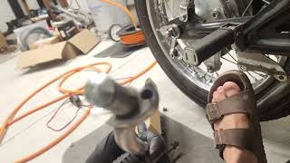 My First Time Replacing a Motorcycle Clutch on my 1974 Honda CB450 [upl. by Rooker]