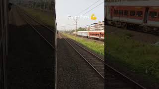 Dadar ajmer express crossings shortfeed train railway indianrailways [upl. by Lesko]