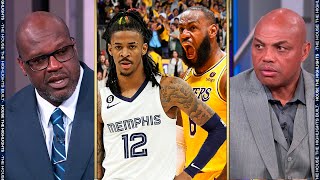 Inside the NBA reacts to Grizzlies vs Lakers Game 4 Highlights  2023 NBA Playoffs [upl. by Lekcar]