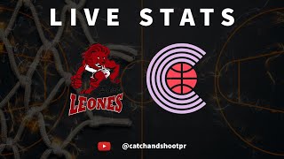 Leones de Ponce vs Criollos de Caguas  LIVE STATS  BSN [upl. by Nairam]