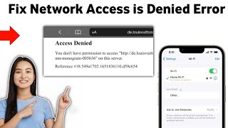 How to Fix Network Access is Denied Error on iPhone 2025 [upl. by Ulrike]