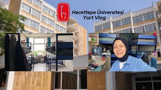 VLOG  Hacettepe Üniversitesi Sıhhiye yurt turu  yurt sohbetleri [upl. by Nnylf]