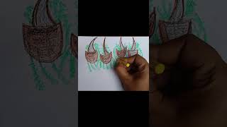 drawing world reuse wastage easyart youtubeshorts youtube trendingshorts naturalbeautiful [upl. by Lynette]