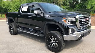 2019 GMC Sierra SLT Lifted Review Test Drive and Features [upl. by Kucik]