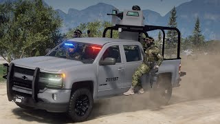 GTA 5 POLICIA  MARINA DE MEXICO CON CINCUENTON  TheAxelGamer [upl. by Nwahsor]