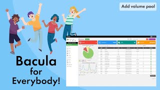 Bacula for Everybody  add volume pool [upl. by Enaxor]