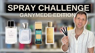 THE PERFUME SPRAY CHALLENGE GANYMEDE EDITION [upl. by Janeen640]