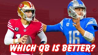 Would the 49ers Rather Have QB Brock Purdy or Jared Goff [upl. by Volnay]