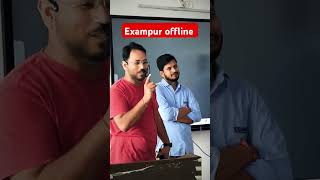 Exampur offline classes vairalvideo bhootanisir rajnishsir mohitsir [upl. by Anoek]