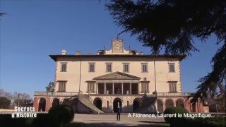 Secrets dHistoire  A Florence Laurent le Magnifique – La villa de Poggio a Caiano [upl. by Euell533]