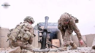 US Army Fire Barrage of Mortars on Taliban Insurgents [upl. by Anide652]