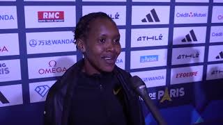 Faith Kipyegon Breaks 1500m World Record In Paris Runs 34904 [upl. by Ialocin616]