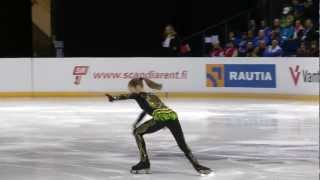 Finlandia Trophy 2012 Espoo 6102012 Ladies Short Program Julia Lipnistkaia RUS [upl. by Reich]