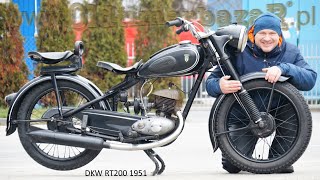 OldtimerbazaR  DKW RT200 starsza siostra WFM i WSK  opowiada Piotr Kawałek [upl. by Behah]