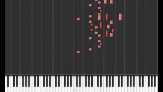 Rachmaninov  Piano Concerto 2 Movement 1 on Synthesia [upl. by Argyres]