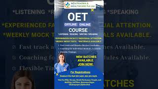 For OET Coaching Join Us Today oet oetmaterial oetnurses oetnursing oettraining oetexam [upl. by Ravo659]