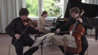 Felix Mendelssohn Bartholdy Piano Trio No 1 d minor op 49 2nd mov played by Morgenstern Trio [upl. by Annocahs]