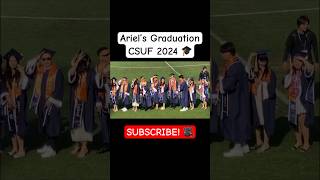 Cal State Fullerton CSUF 2024 Ariel’s Graduation [upl. by Davilman]