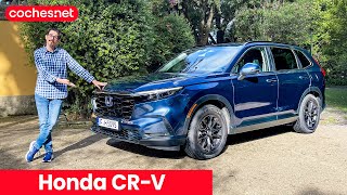 HONDA CRV  Prueba  Test  Review en español  Nuevo SUV híbrido y enchufable 2023  cochesnet [upl. by Shanly554]