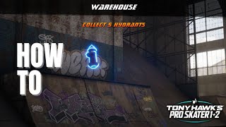 How To Collect All The Warehouse Hydrants  Tony Hawks Pro Skater 12 [upl. by Harac]