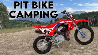 Pit Bike Moto Camping  CRF 110 [upl. by Catherine113]