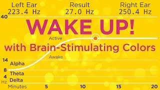 The Best Binaural Beats to WAKE UP With 589nm orange to stimulate your brain [upl. by Lotsirhc]