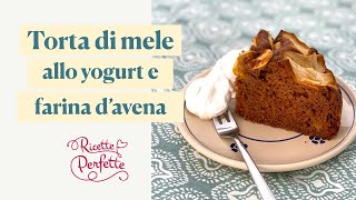 “Torta di mele vegan” allo yogurt e farina davena [upl. by Cello180]