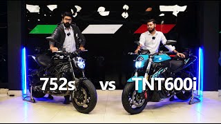 Benelli 752s vs Benelli TNT 600i  Ali vs Taimoor Fight  Benelli Walay [upl. by Alihs]