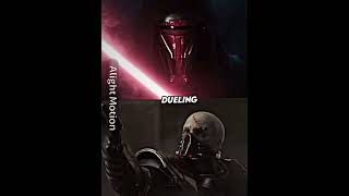 Darth Revan SOR VS Darth Malgus LOTS  starwars shorts [upl. by Noram]