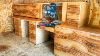 Miter Saw Station Build [upl. by Derwin482]