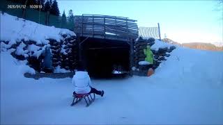 POV Zauberberg Semmering Sledge Ride Full Version [upl. by Soirtemed36]