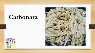 Pasta Carbonara Traditional Method [upl. by Ruhtra]