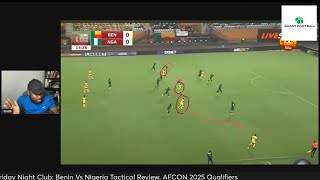 AFCON 2025 Qualifiers Benin vs Nigeria tactical preview [upl. by Nabila640]