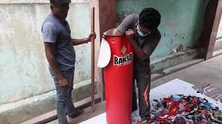 How to fill the Boxing punching bag in Tamil [upl. by Grunenwald]