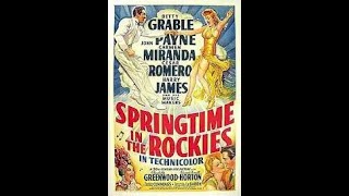 Springtime in the Rockies 1942 Betty Grable  Carmen Miranda  John Payne [upl. by Ettennor]