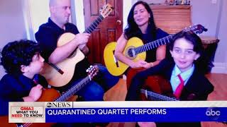 Quarantined Quartet on Good Morning America GMA3 [upl. by Elmajian472]