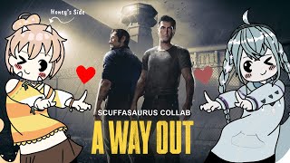 【A Way Out】Man the guns waifu Ill drive 【COLLAB W SkiddosaurusRexCh】 [upl. by Einnaj]