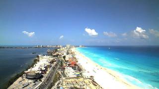 Timelapse 29 de Julio de 2011 Cancún México webcamsdemexico [upl. by Akimat]