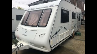 4 Berth Touring Caravan Compass Omega 505lux 2006 [upl. by Fenelia344]