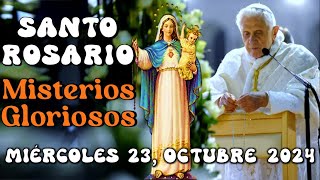 🔵SANTO ROSARIO EN LATÍN MISTERIOS GLORIOSOS Octubre 23 2024 [upl. by Kahn834]