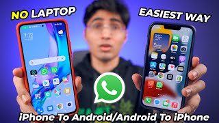 Transfer WhatsApp Data From iPhone To AndroidAndroid To iPhone  2022 [upl. by Rebmyt]