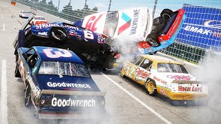 Wrecked into the GRANDSTANDS  Wreckfest NASCAR Legends [upl. by Paddie]